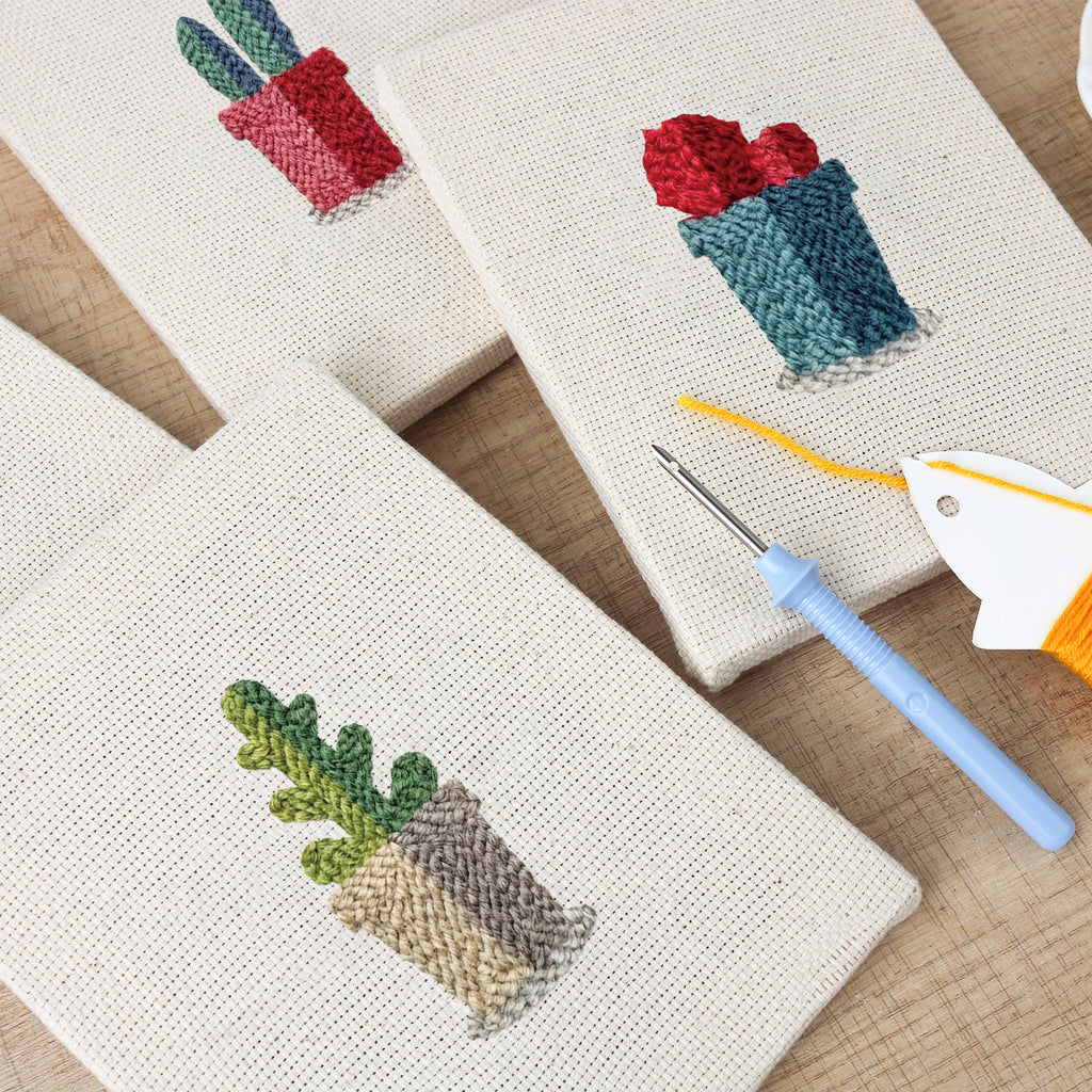 Cactus & Succulents 2 | Mini Punch Needle Kit
