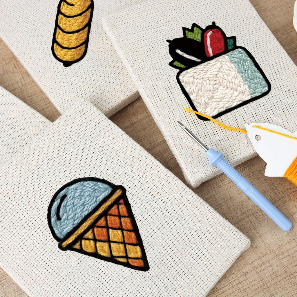 Snacks & Desserts 7 | Mini Punch Needle Kit