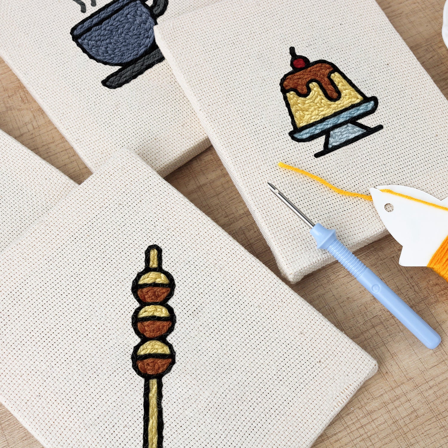 Snacks & Desserts 15 | Mini Punch Needle Kit