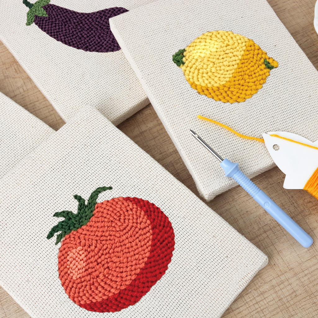 Fruits & Vegetables 25 | Mini Punch Needle Kit