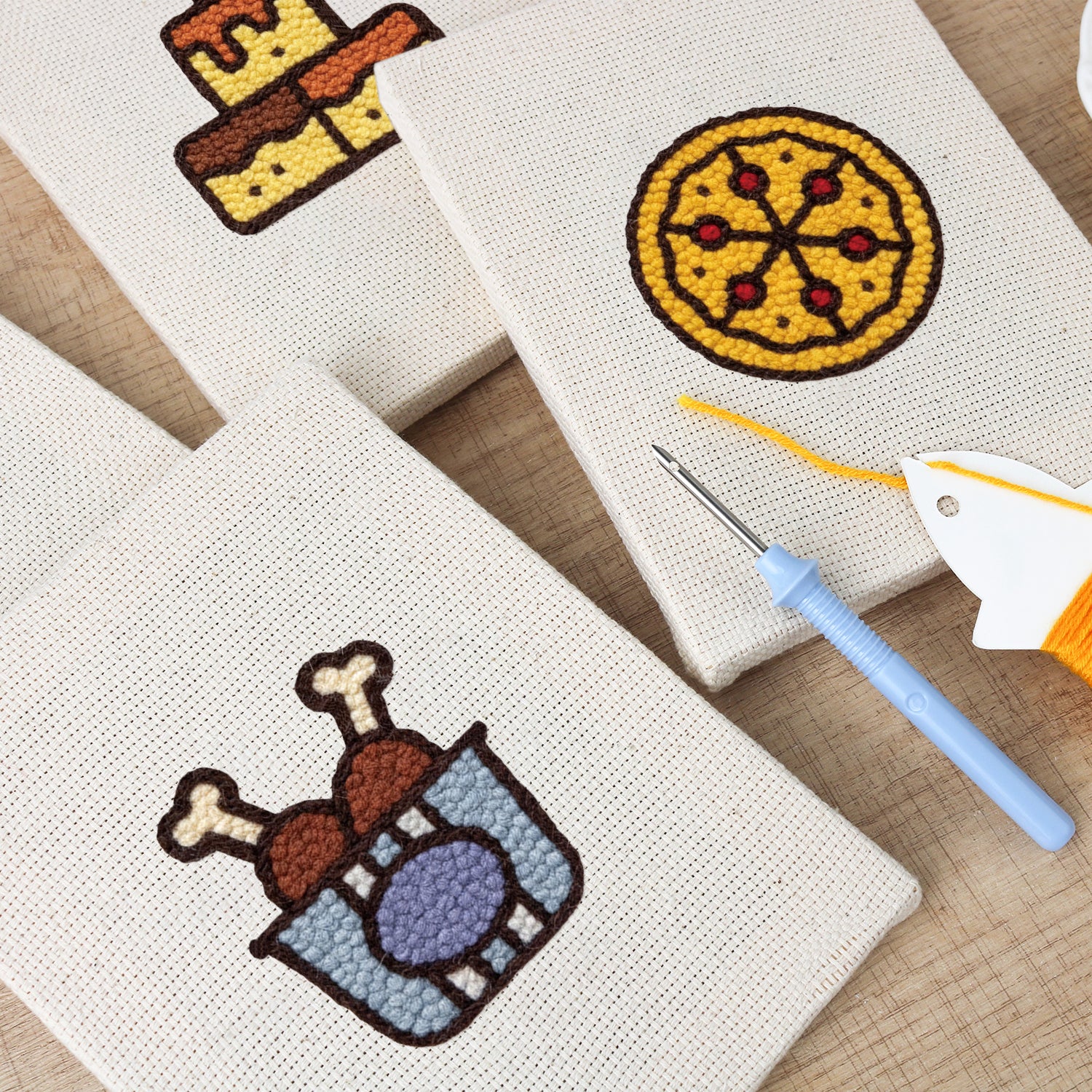 Fast Food 10 | Mini Punch Needle Kit