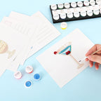 5 Postcards – Cocktail Set | Paint by Number