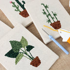Potted Plants 6 | Mini Punch Needle Kit