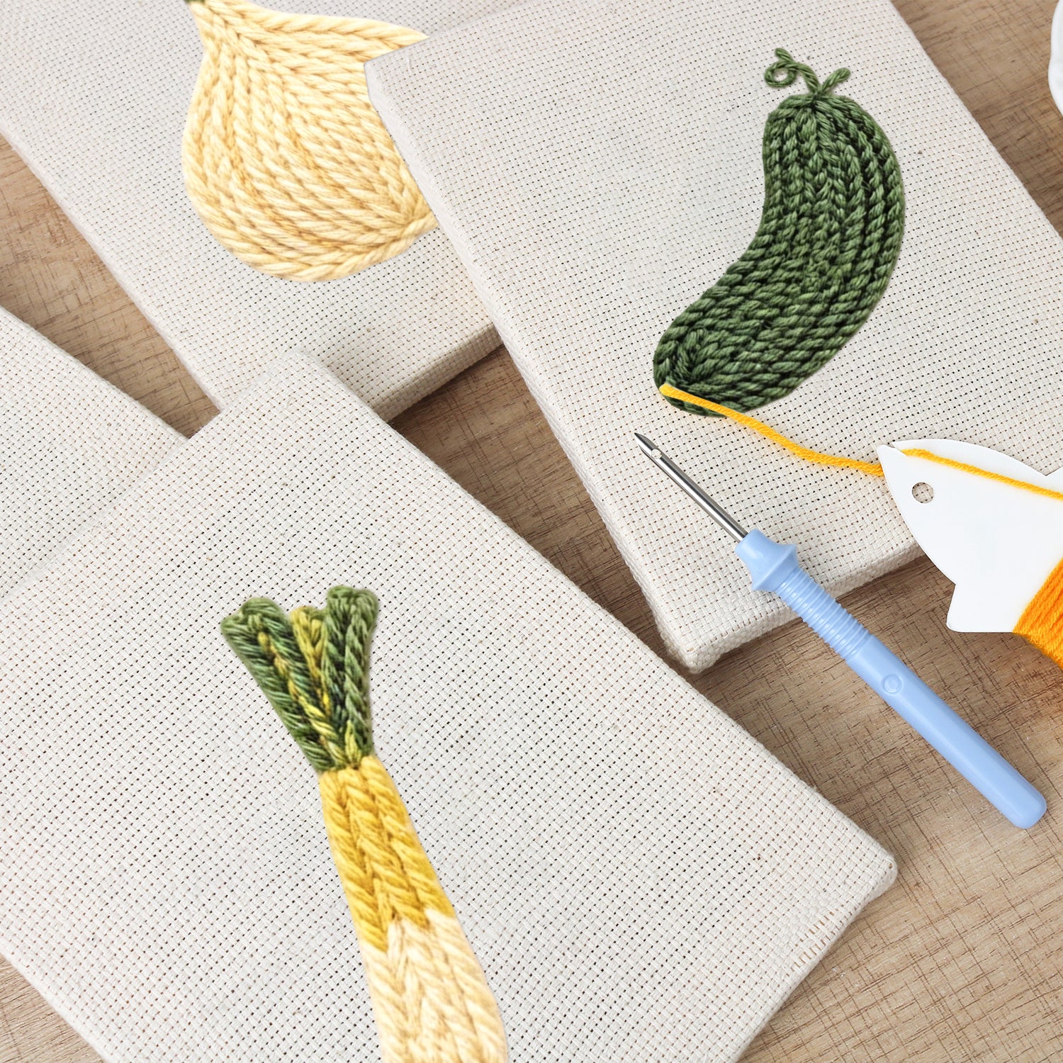 Fruits & Vegetables 16 | Mini Punch Needle Kit