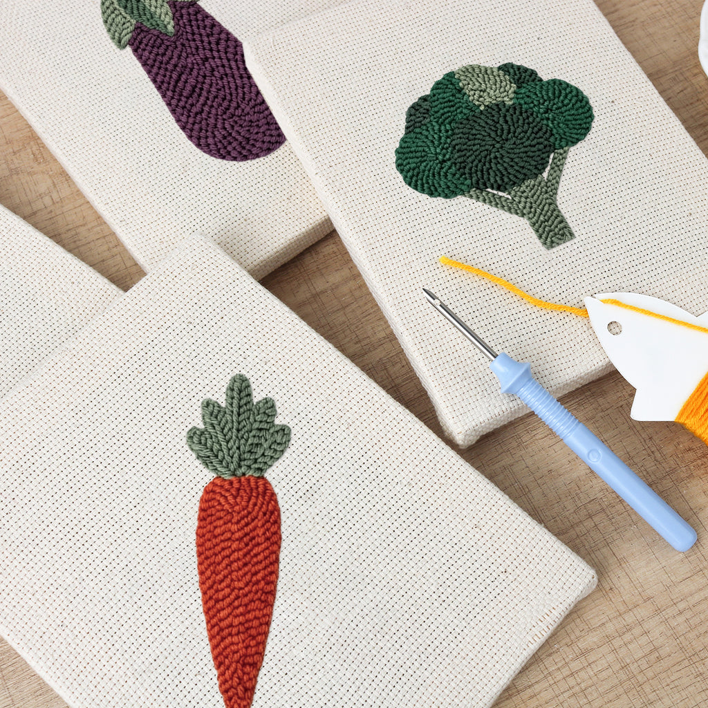 Fruits & Vegetables 38 | Mini Punch Needle Kit