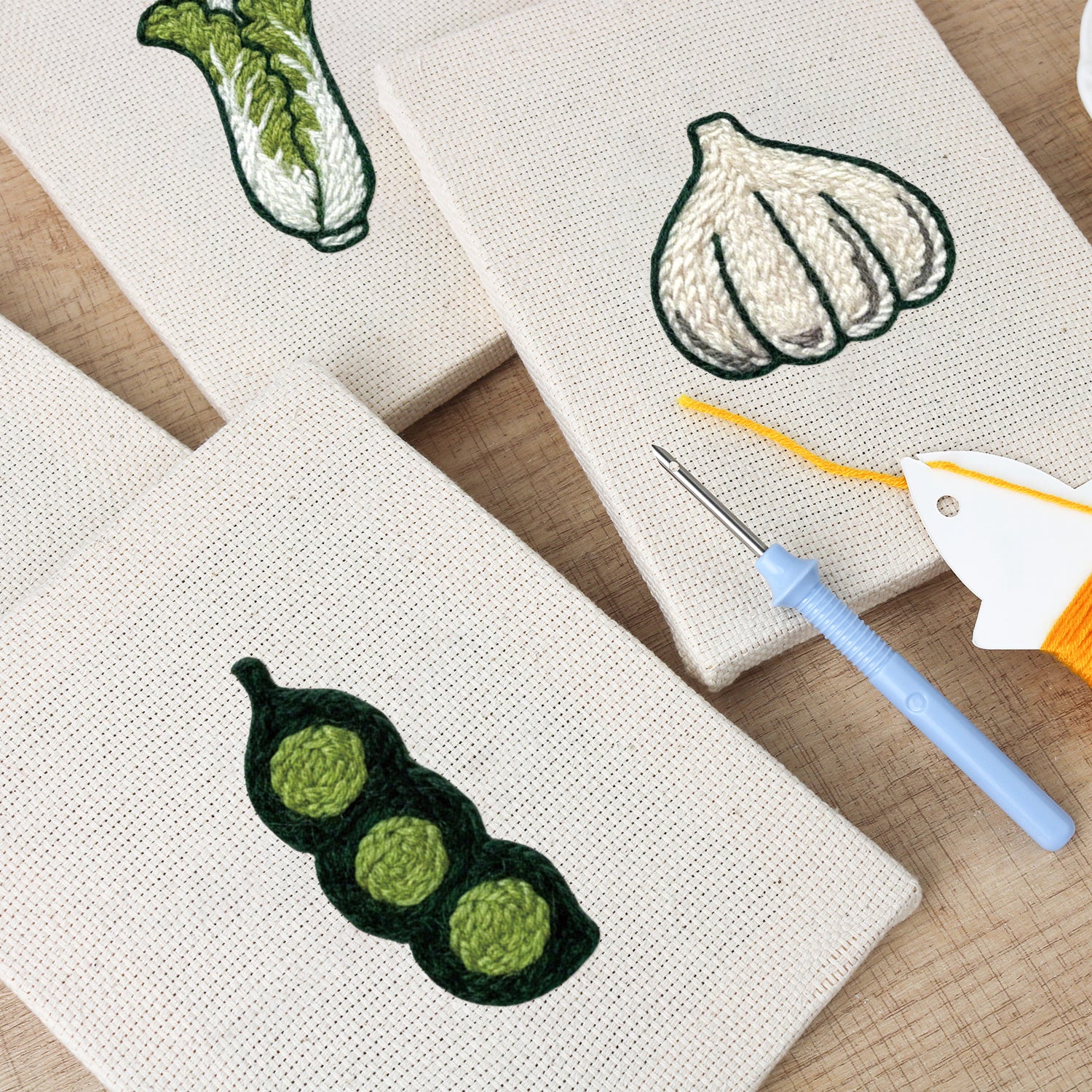 Fruits & Vegetables 1 | Mini Punch Needle Kit