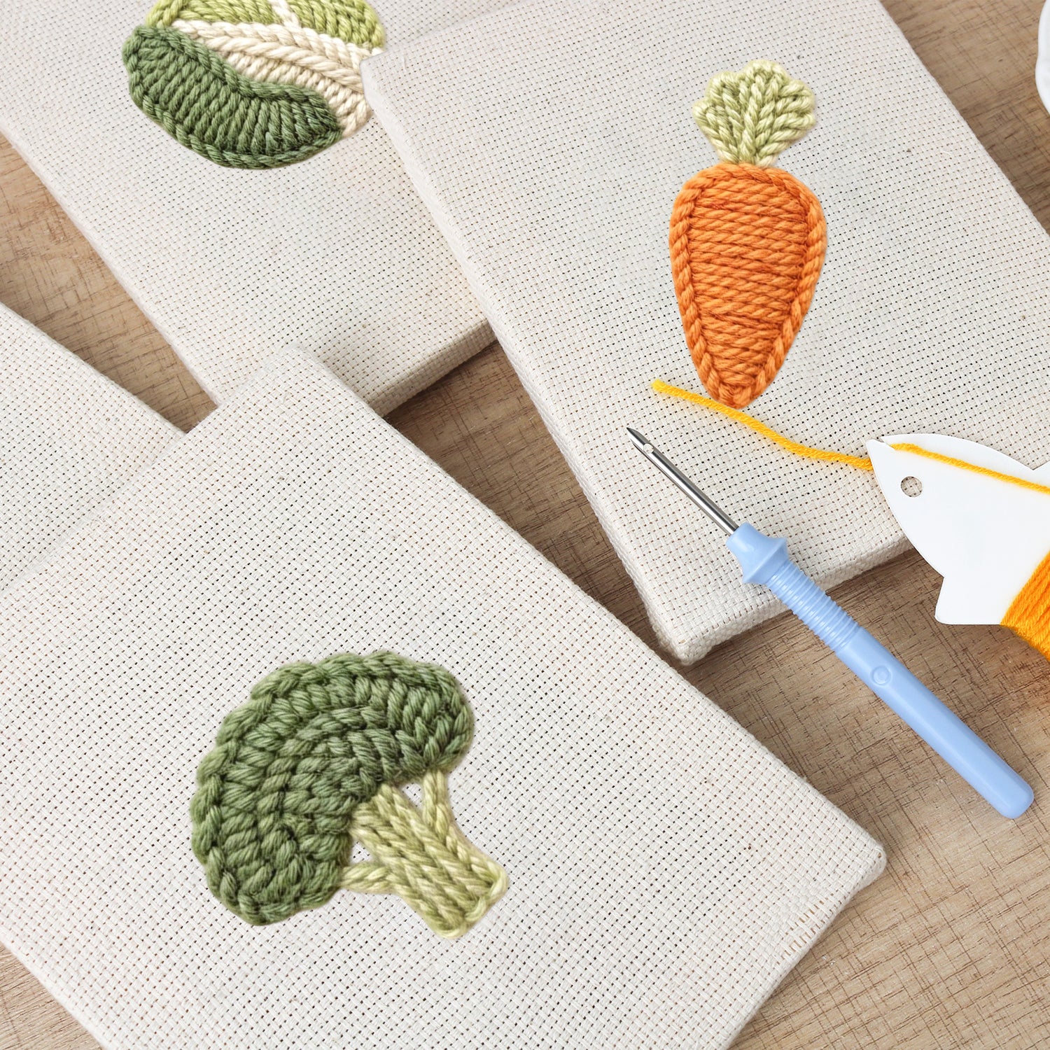 Fruits & Vegetables 13 | Mini Punch Needle Kit
