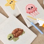Sea Animals 1 | Mini Punch Needle Kit