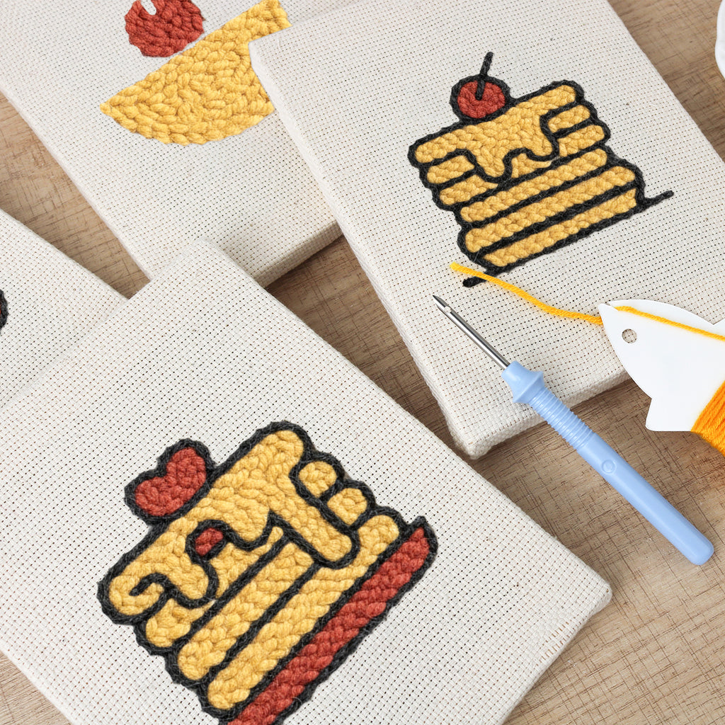 Snacks & Desserts 6 | Mini Punch Needle Kit