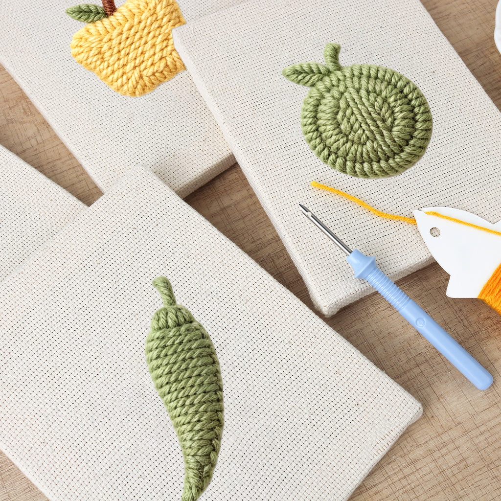 Fruits & Vegetables 14 | Mini Punch Needle Kit