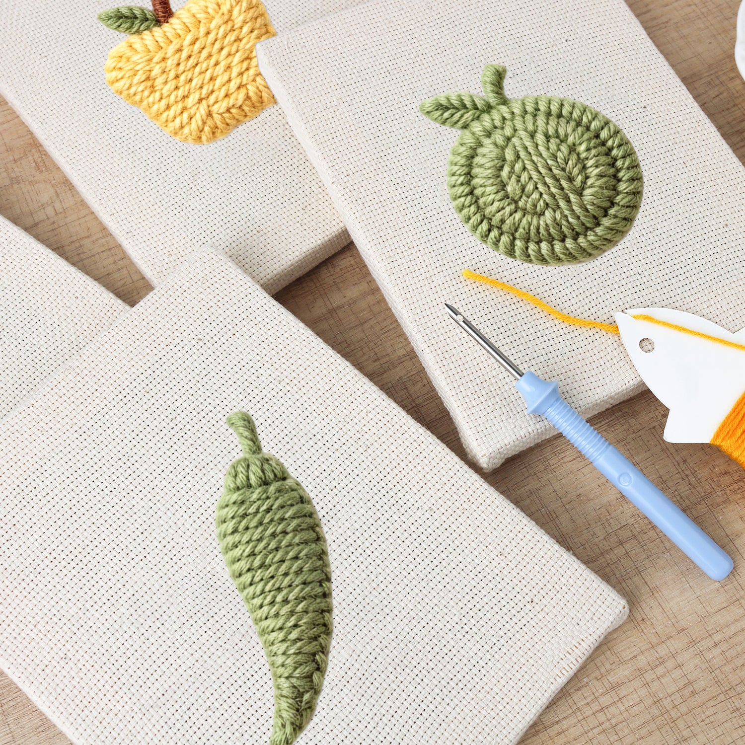 Fruits & Vegetables 14 | Mini Punch Needle Kit