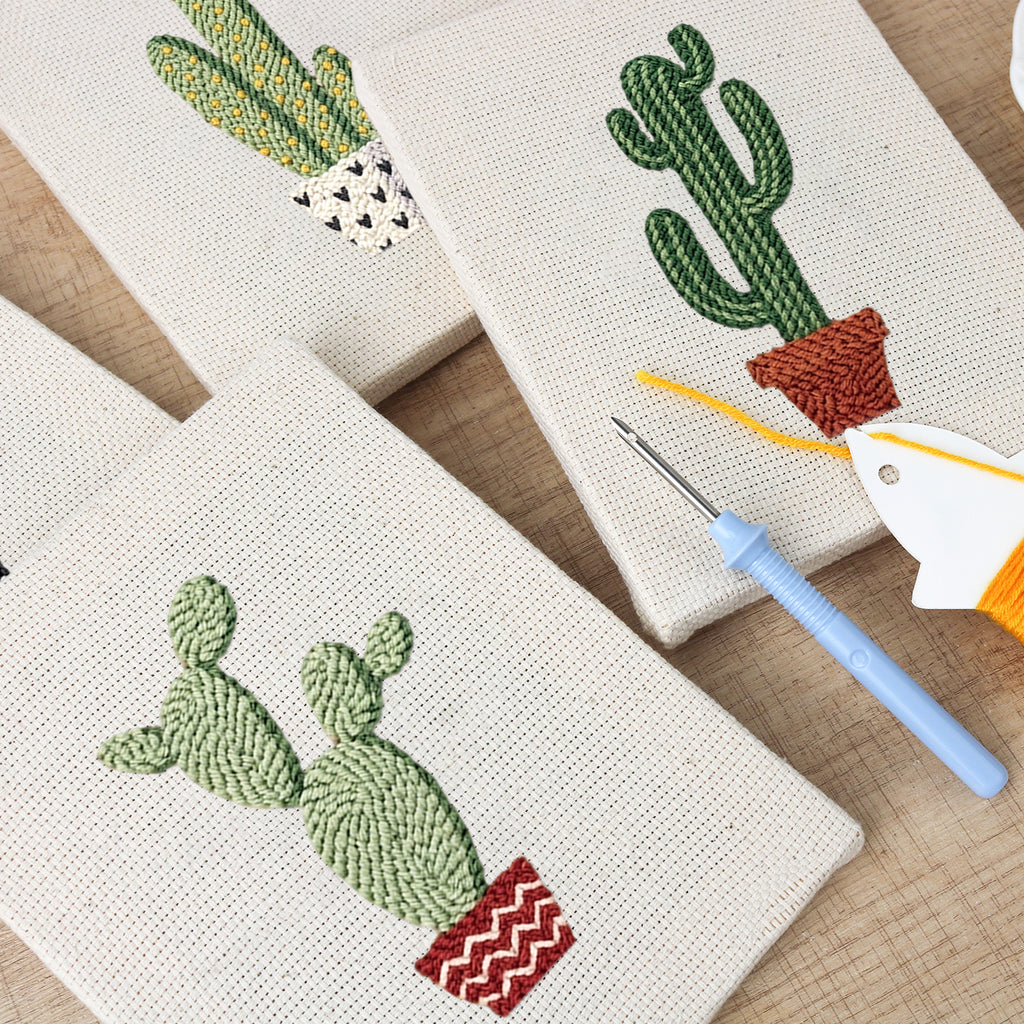 Cactus & Succulents 8 | Mini Punch Needle Kit