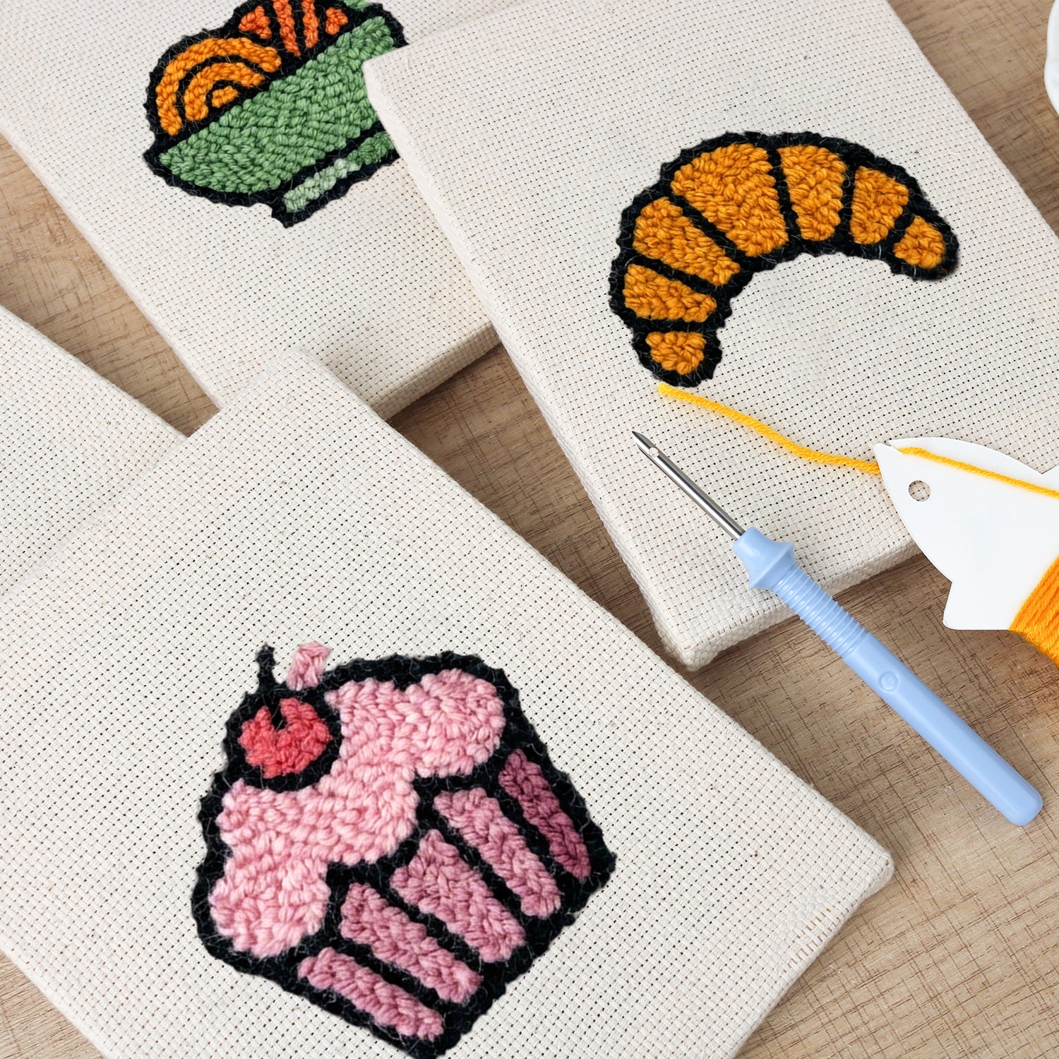 Snacks & Desserts 19 | Mini Punch Needle Kit