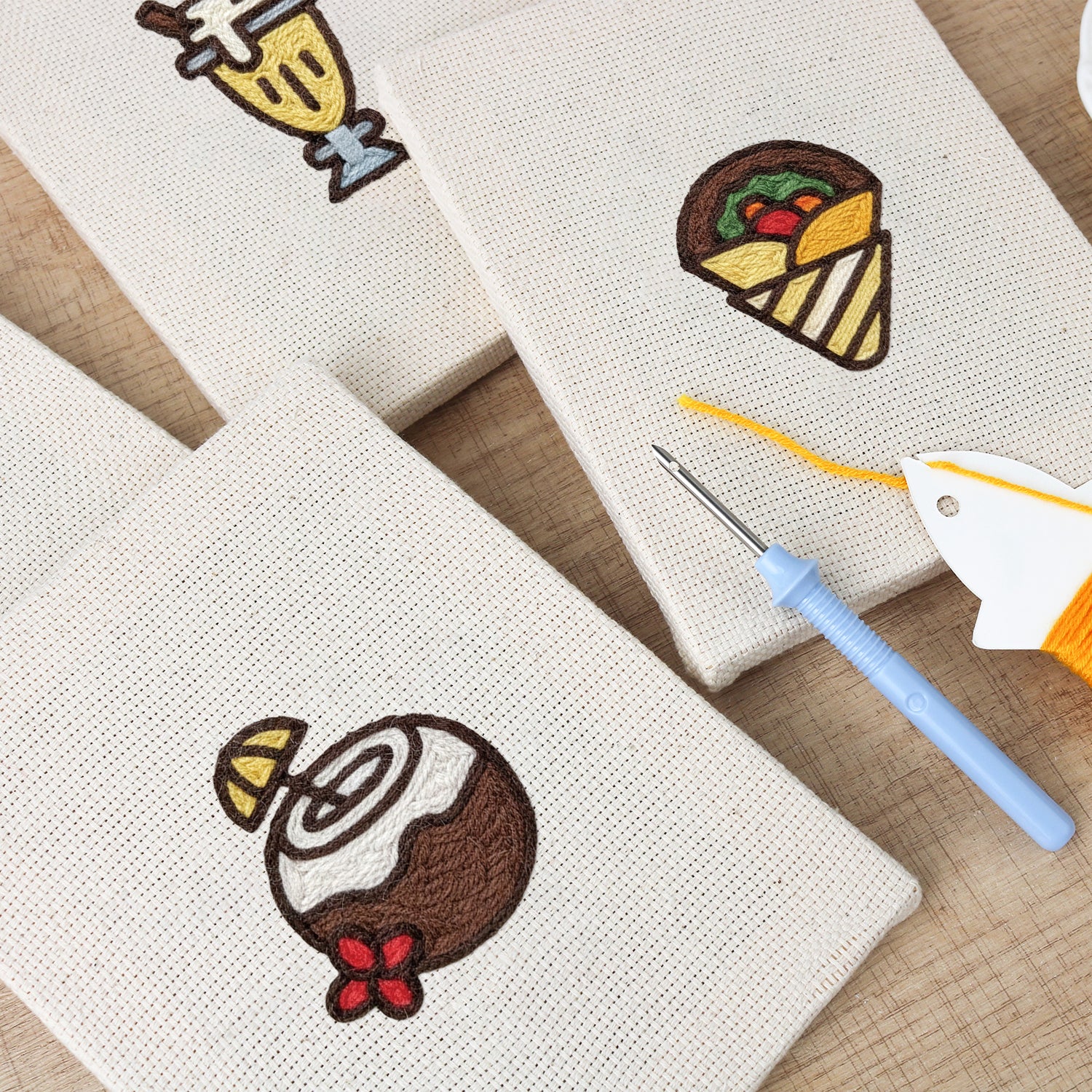 Snacks & Desserts 12 | Mini Punch Needle Kit