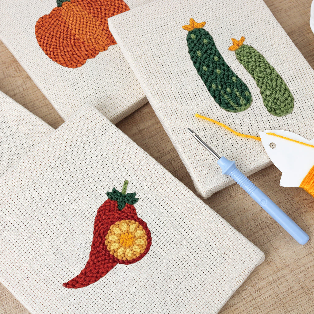 Fruits & Vegetables 22 | Mini Punch Needle Kit