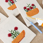 Floral Plants 1 | Mini Punch Needle Kit