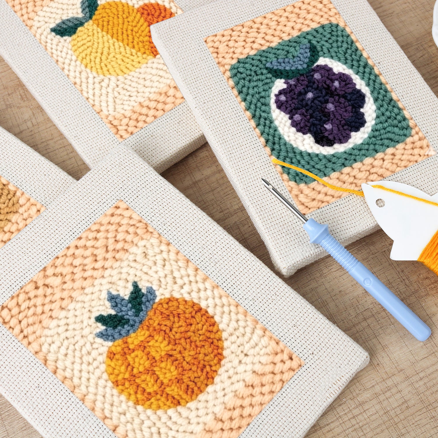 Fruits & Vegetables 35 | Mini Punch Needle Kit