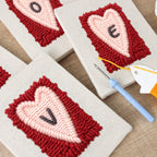 Love & Valentine 1 | Mini Punch Needle Kit