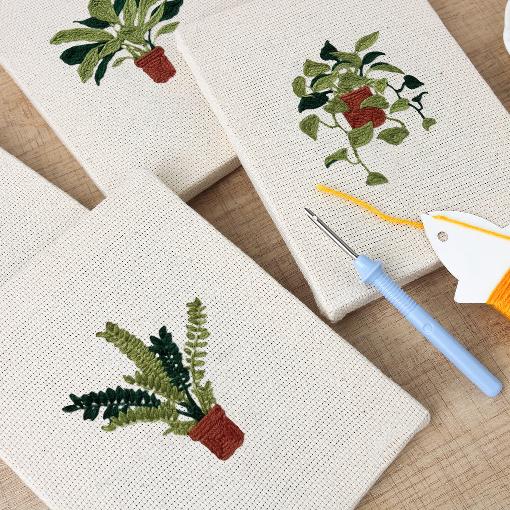 Potted Plants 14 | Mini Punch Needle Kit