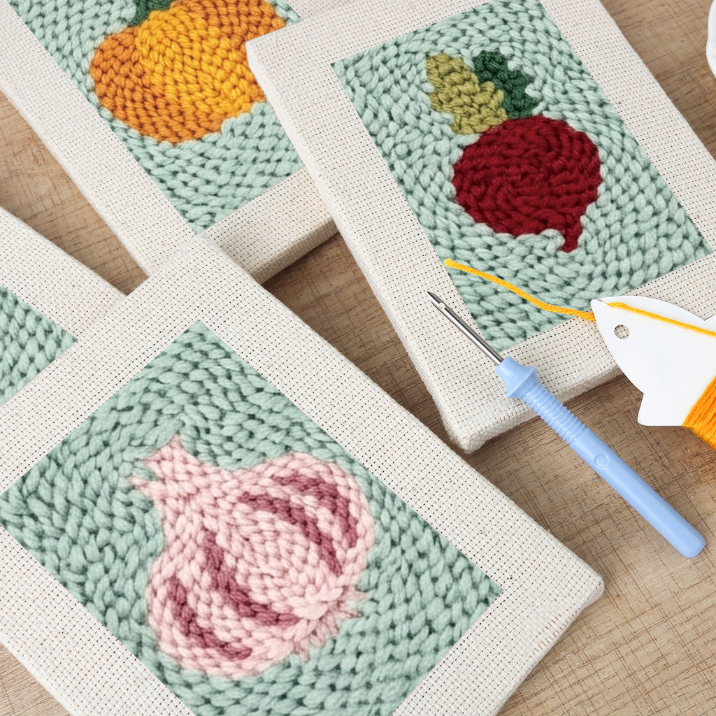 Fruits & Vegetables 37 | Mini Punch Needle Kit