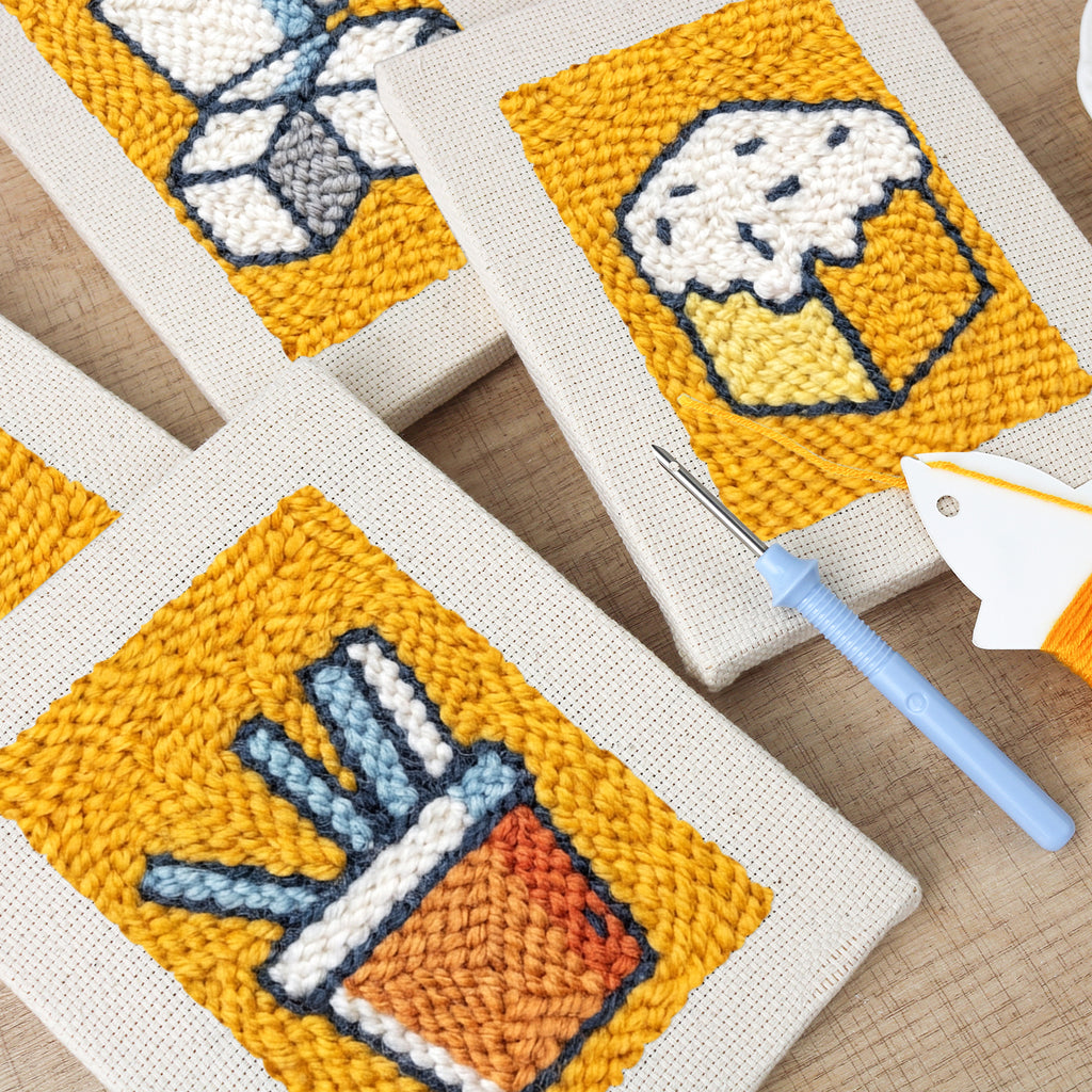 Snacks & Desserts 25 | Mini Punch Needle Kit