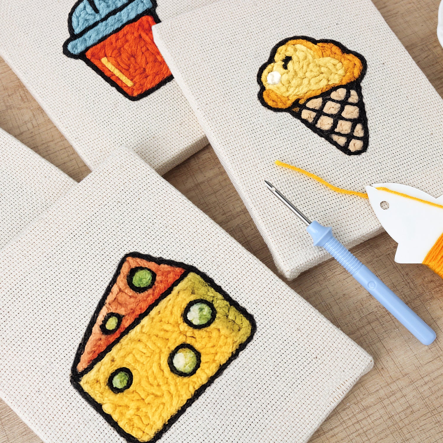 Snacks & Desserts 30 | Mini Punch Needle Kit