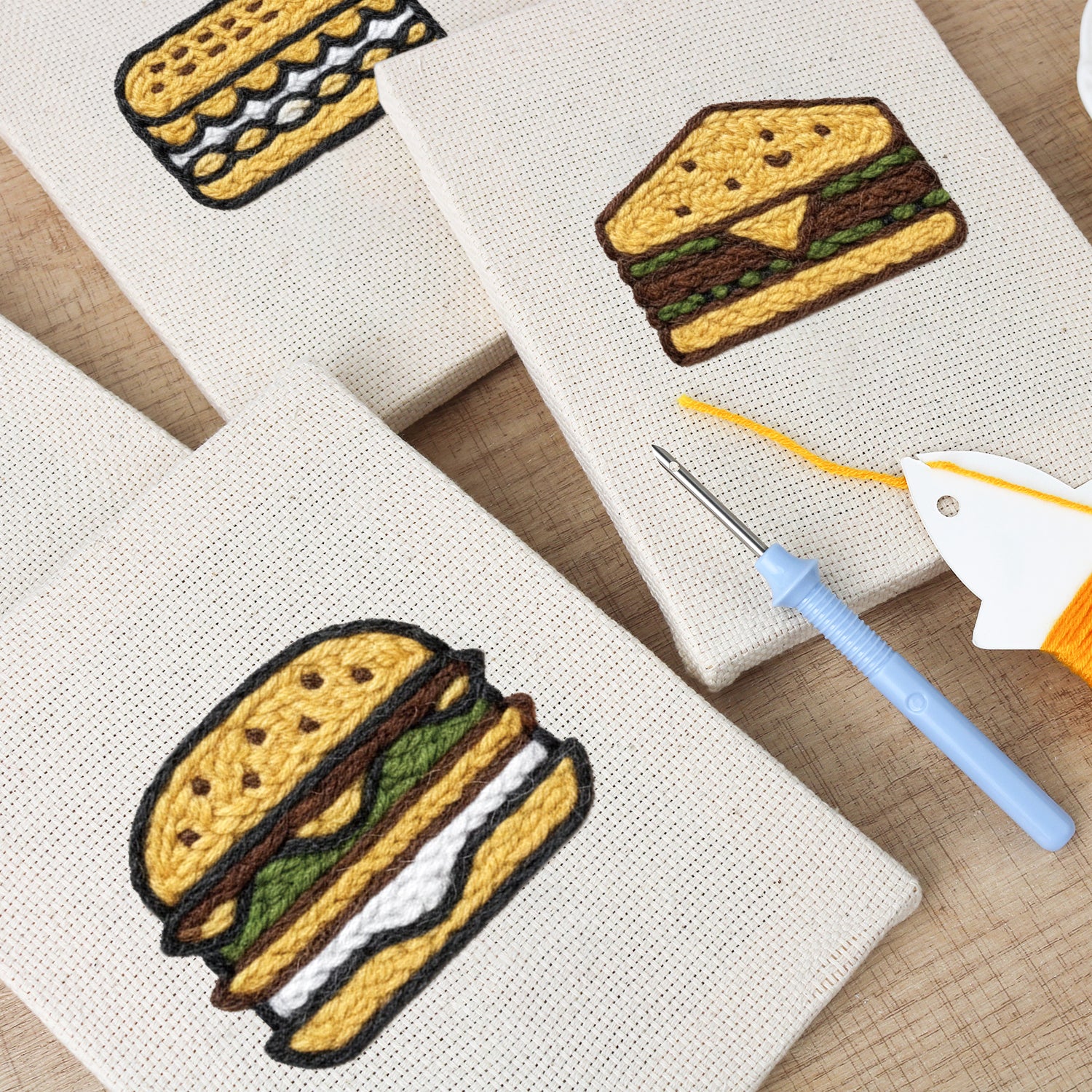 Fast Food 7 | Mini Punch Needle Kit