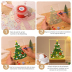 Paint by Numbers Christmas Lamp | Merry Christmas