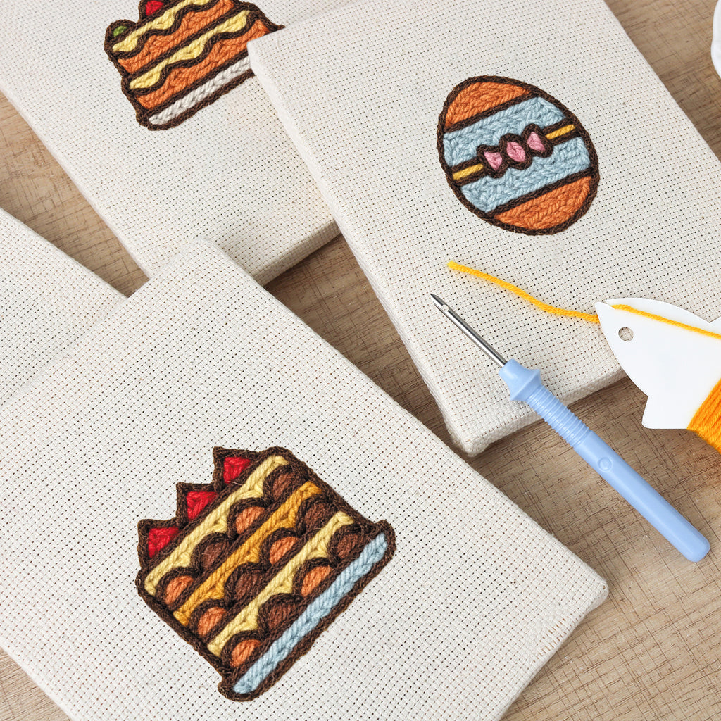 Snacks & Desserts 11 | Mini Punch Needle Kit