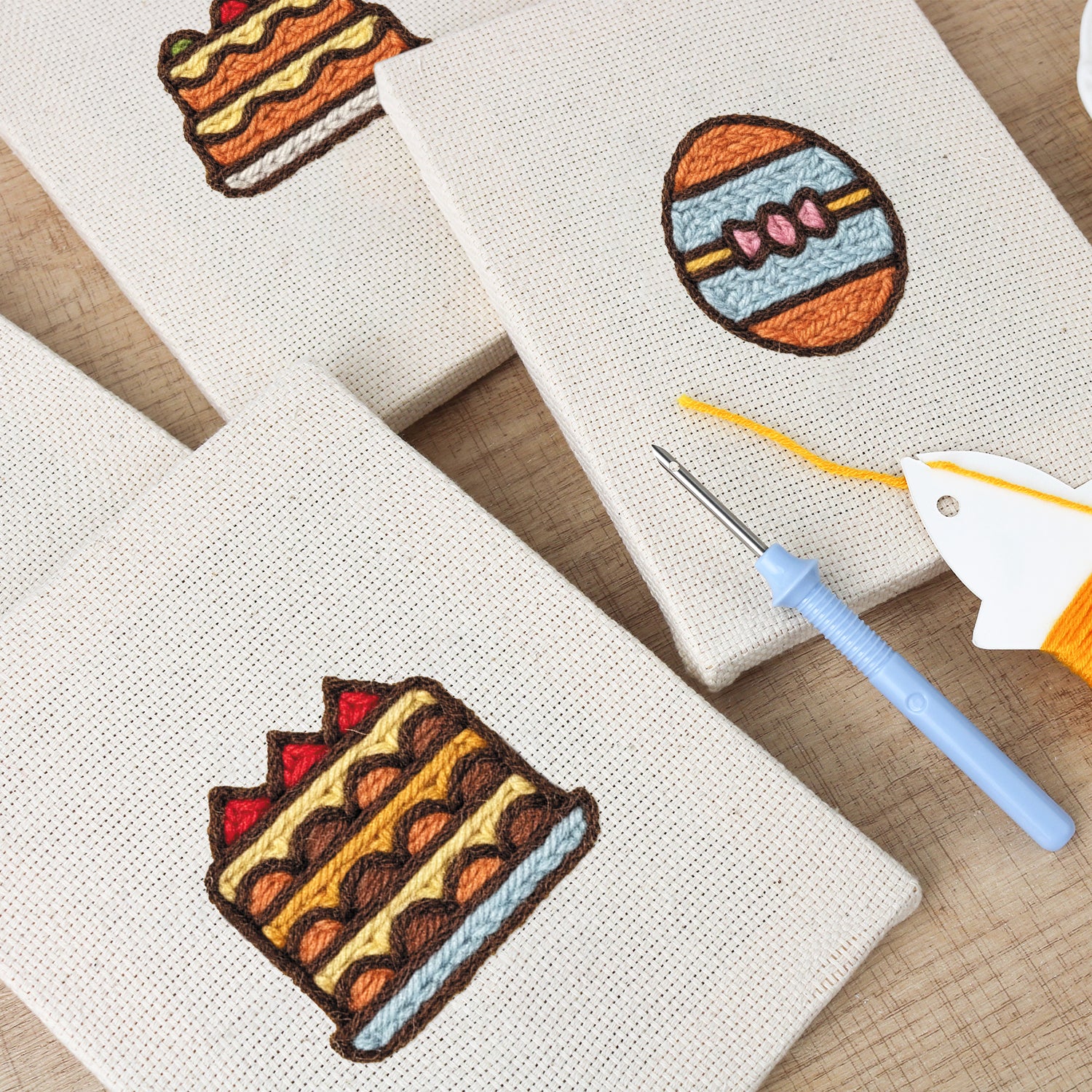 Snacks & Desserts 11 | Mini Punch Needle Kit