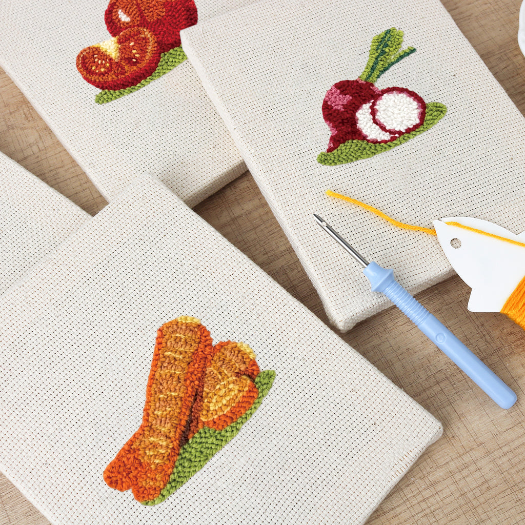 Fruits & Vegetables 8 | Mini Punch Needle Kit