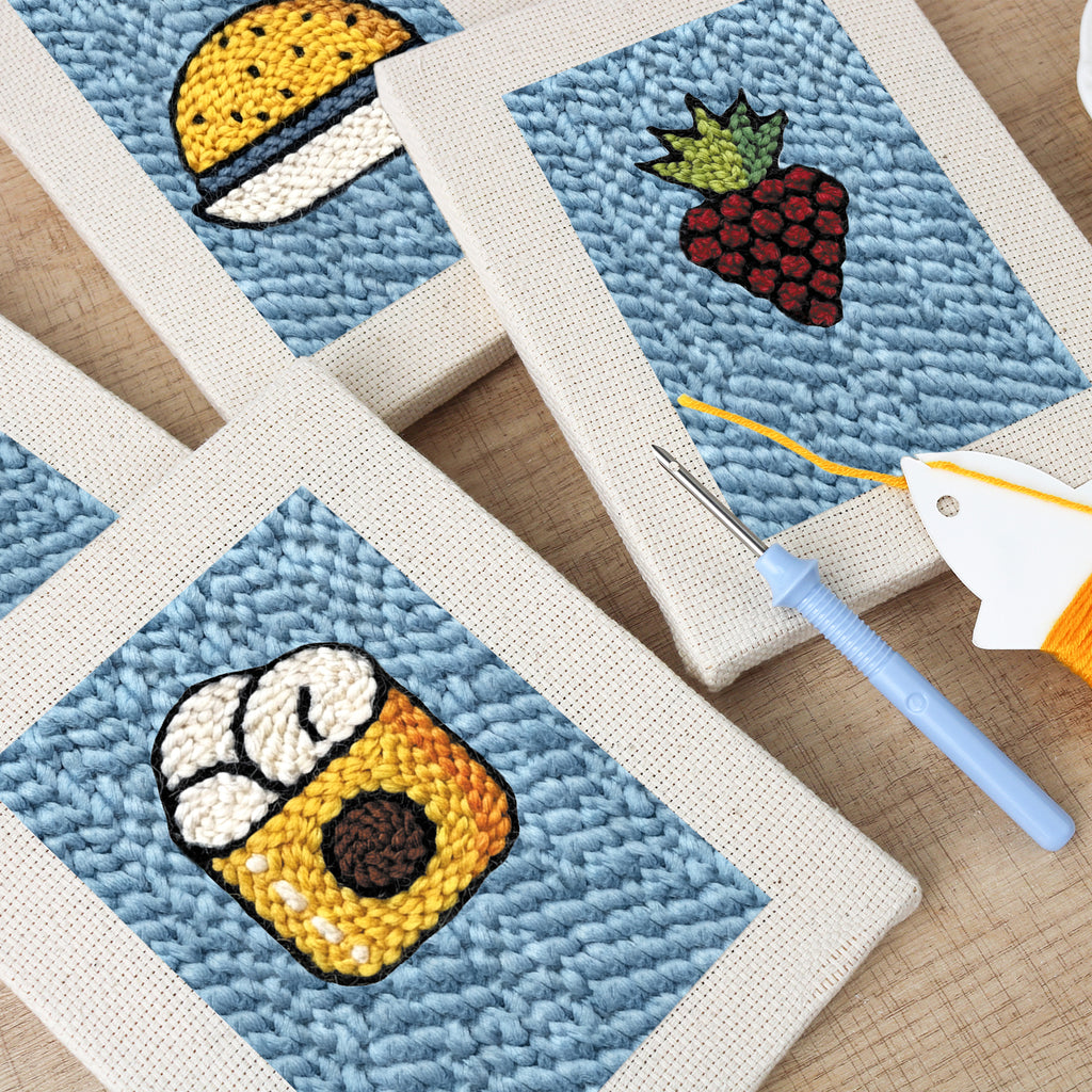 Snacks & Desserts 3 | Mini Punch Needle Kit