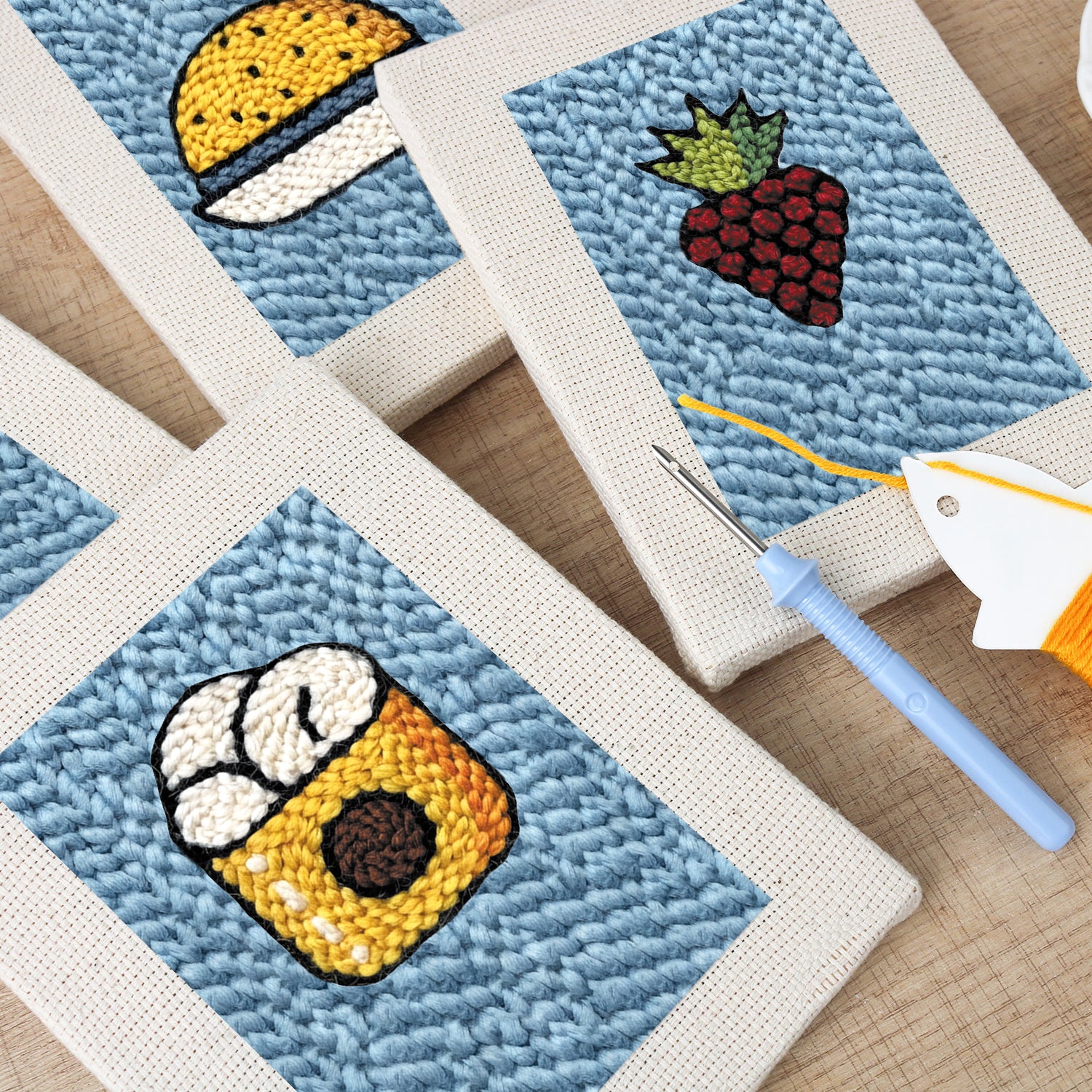 Snacks & Desserts 3 | Mini Punch Needle Kit