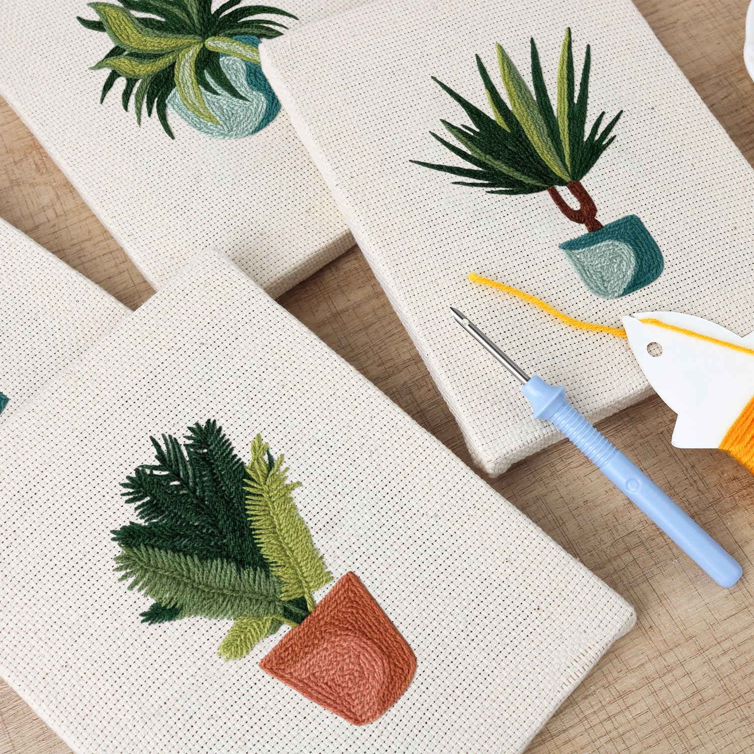Potted Plants 9 | Mini Punch Needle Kit