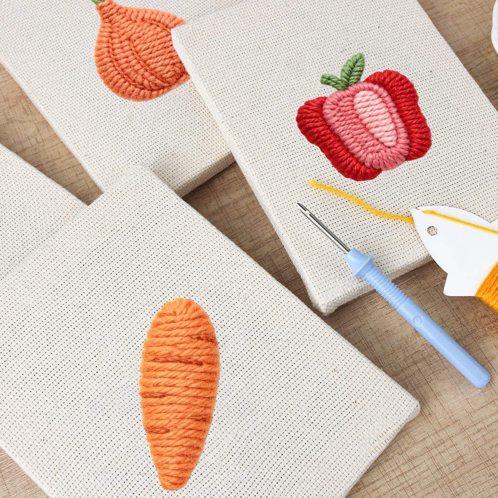 Fruits & Vegetables 15 | Mini Punch Needle Kit
