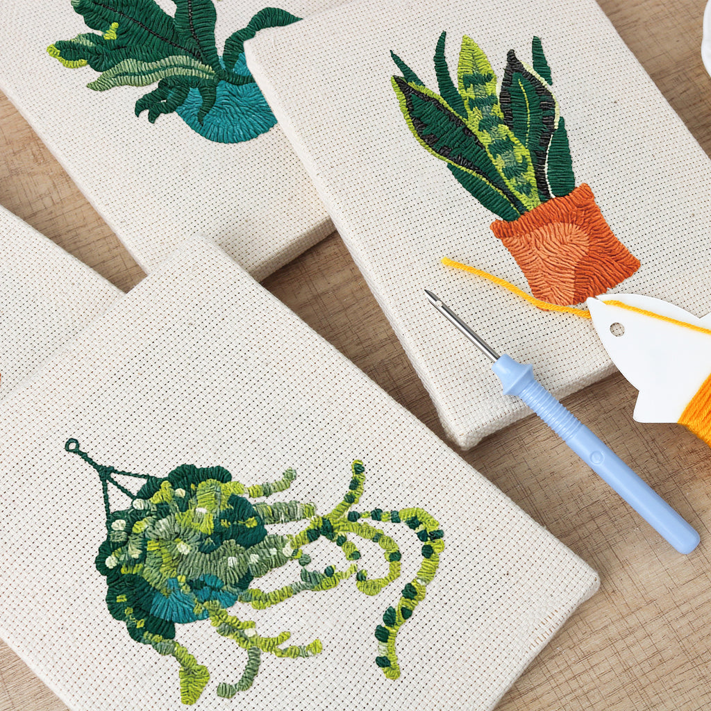 Potted Plants 16 | Mini Punch Needle Kit