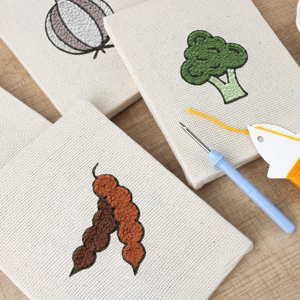 Fruits & Vegetables 6 | Mini Punch Needle Kit