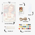 Metal Paint by Number Poster – Breakfast