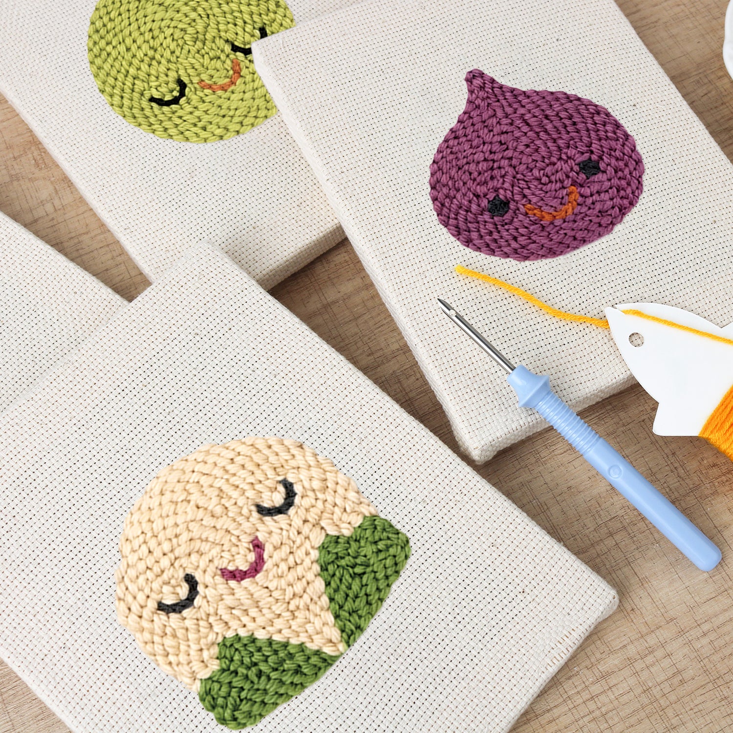Fruits & Vegetables 33 | Mini Punch Needle Kit