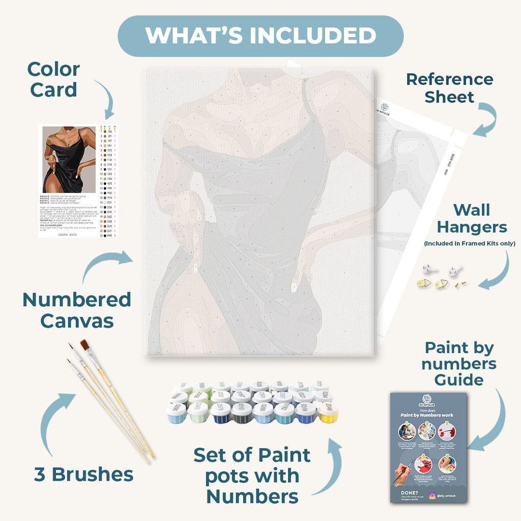 Elegant Woman | Paint by Numbers