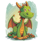 Green Dragon | Paint by Numbers