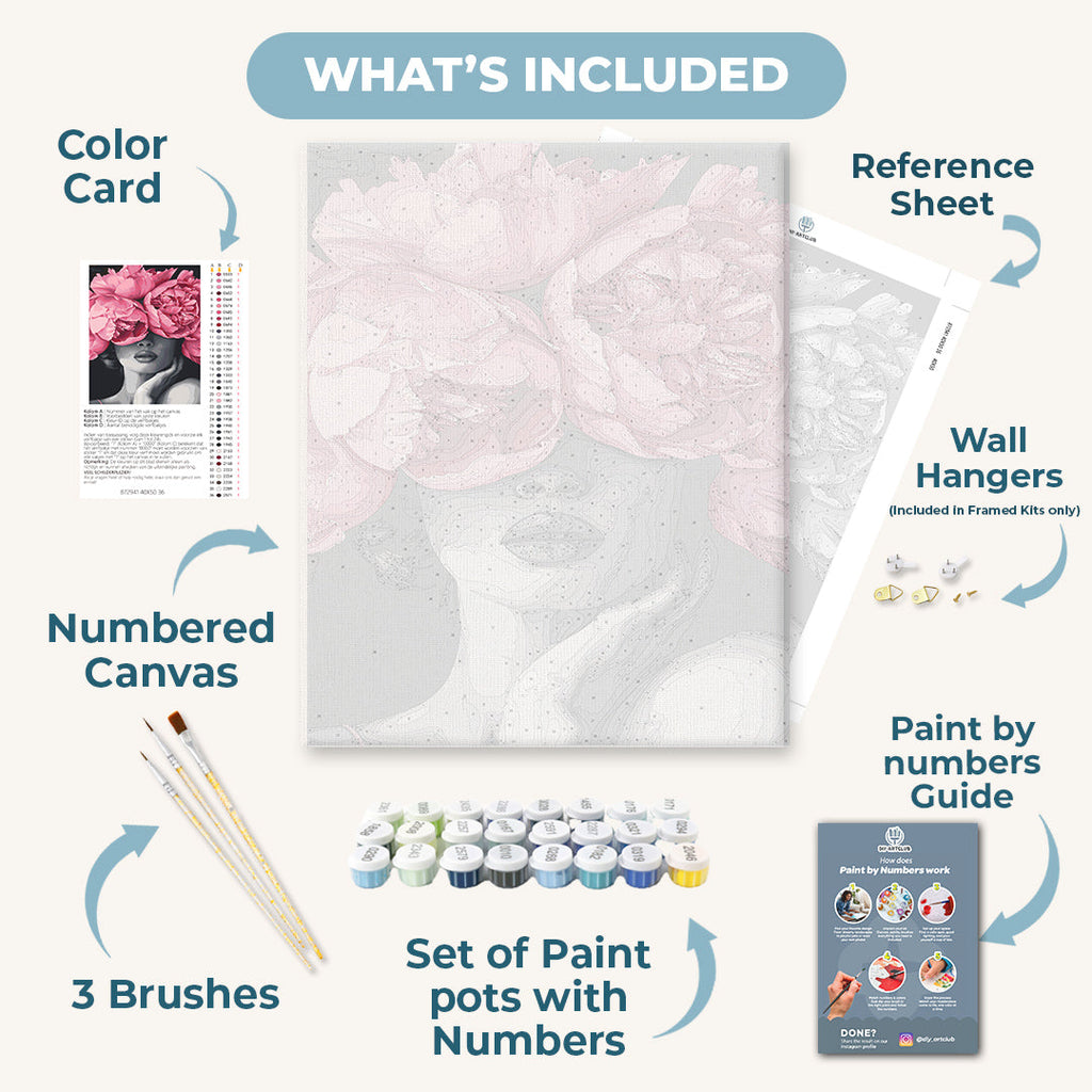 Noir Woman | Paint by Numbers