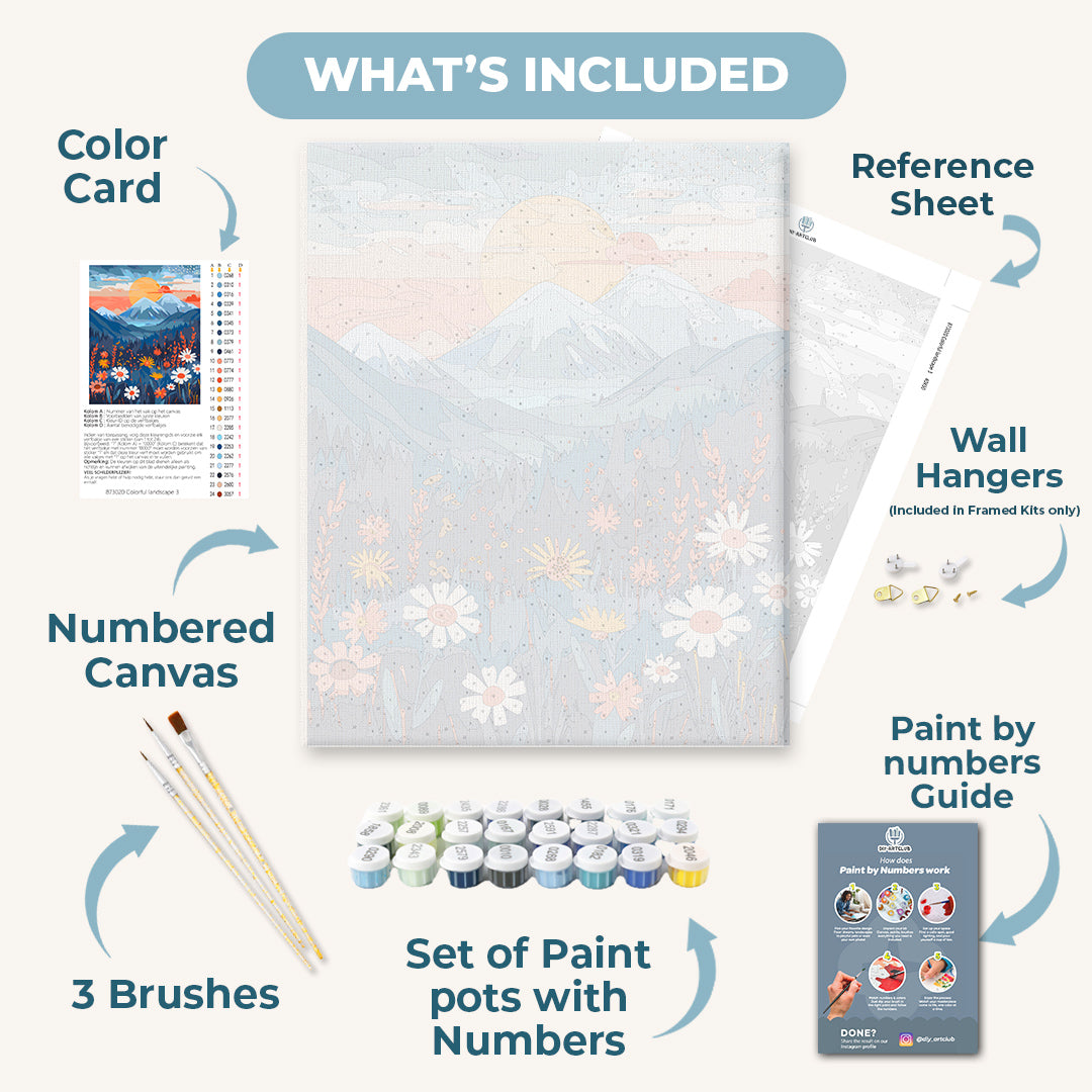 Colorful Landscape 3 | Paint by Numbers