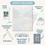 Colorful House in the Forest 2 | Paint by Numbers