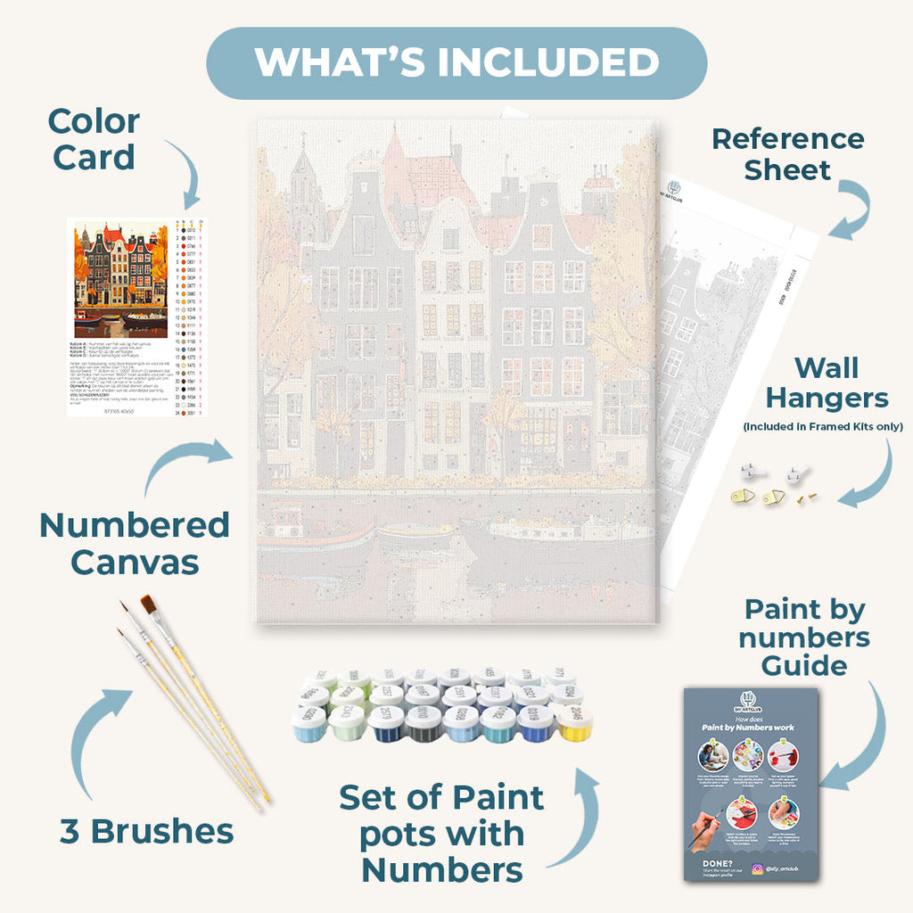 Gorgeous Amsterdam | Paint by Numbers