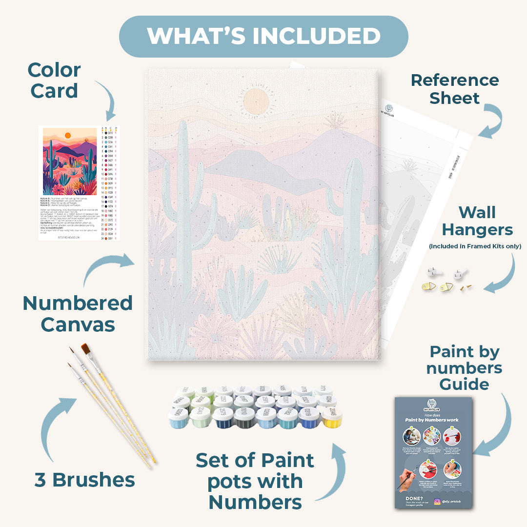 Colorful Desert 2 | Paint by Numbers