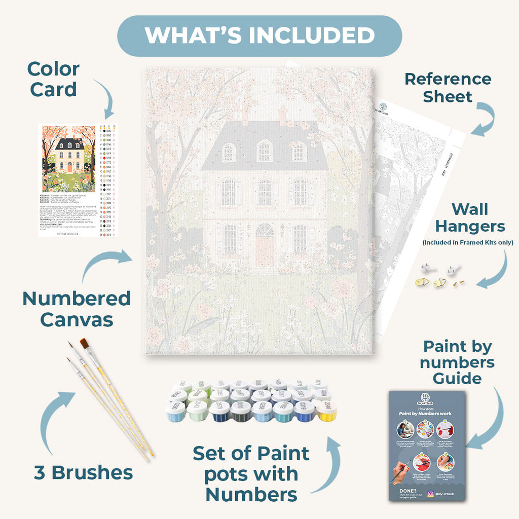 Flower House | Paint by Numbers