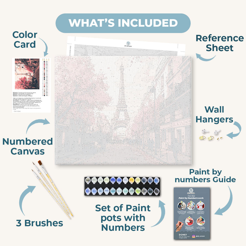 Beautiful Paris | Paint by Numbers