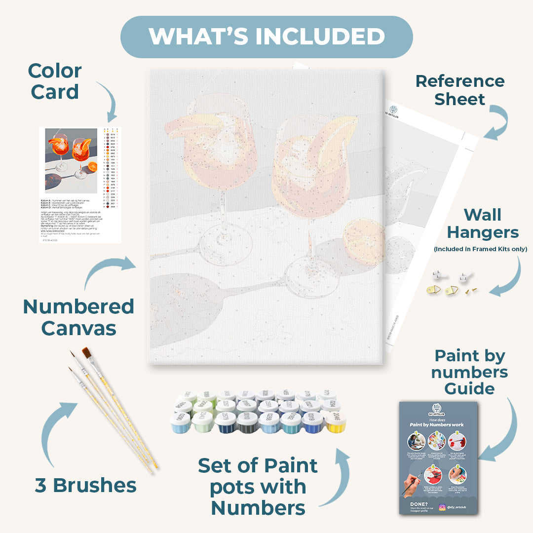 Summer Cocktails | Paint by Numbers