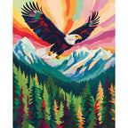 Colorful Eagle | Paint by Numbers